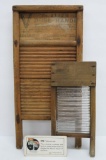 Dubl Handi and Crystal washboards with Fab Flakes advertising blotter