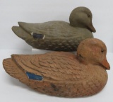 Two Carry Lite composition decoys, 14