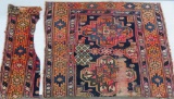 Kilim Turkish rug scraps