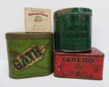 Tobacco and cigarette tins, Gath, Laredo and Garcia Smokers, 6