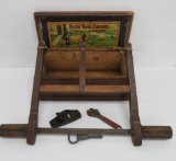 Small buck saw and child's tool box with small tools