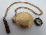 Studebaker Watch, railroad watch, 10 k gold filled, 21 jewel with chain and fobs