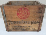 Pabst Premier Pabst Corp wood box, two color, 16