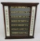 Ogden's Cigarette Display, reverse painted and beveled glass, 25