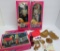 1980 Western Barbie and Ken in boxes, 1981 Barbie Western Round Up Play Pak