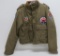 Vintage Alaskan Down Ltd jacket with CAF patches, XL