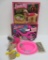 Retro Mattel Barbie Motor Bike and Beauty Barbies Dog, both with boxes