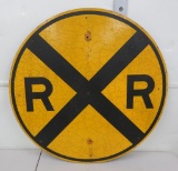 Wooden Railroad Crossing sign, 36