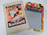 Walt Disney Mickey Mouse Magic Slate Blackboard with box by Stratmore Co