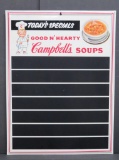 Campbell's Soups menu board, Today's Special