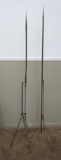 Two Copper lightning rods, 69