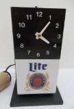 Light up Miller Lite clock, 8 3/4