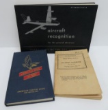 Military soldier and aircraft books manuals