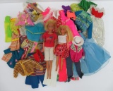 Mattel retro Barbie, Skipper and clothing