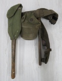 US Military trench tools and belt