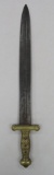 M1832 model foot artillery sword,  brass fish scale handle, very heavy, 25