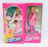Mattel Retro Barbie dolls, Pink and Pretty and Day to night