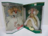 Two Holiday Barbies, Special Edition, 1992 and 1994, still in boxes