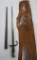 1880 Gras French Bayonet with scabbard, MRE D'Armes De Tulle Mars