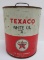 Texaco White Oil A five gallon can, 13 1/2
