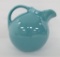 Vintage Harlequin ice ball pitcher, blue, 8