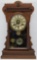 Waterbury mantle clock, working, 19 1/2