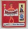 Vintage Pabst Blue Ribbon Cardboard Advertising, Bashful? Don't Be, 18 1/2