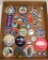 About 39 vintage political buttons, Taft, LB Johnson,Wallace, NIxon, Humphrey, Carter and more