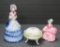 Vintage Covered dresser box, Royal Doulton Bo Peep and and 8 1/2
