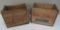 Hill Top Beverages Waukesha and White Rock Waukesha wooden beverage crates