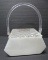 Llewellyn Inc. New York, lucite purse, white, 7