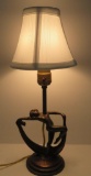 Art Deco lamp, working, 8