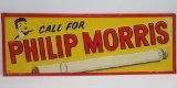 Call For Philip Morris metal advertising sign, Stout sign, 28