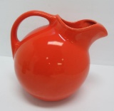 Vintage Harlequin ice ball pitcher, orange, 8