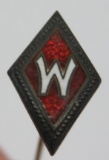 University of Wisconsin sterling hat pin