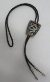 Turquoise Coral snake bolo tie