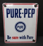 Pure-Pep enamel sign Pure Oil, IR 48, 10