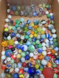 About 170 vintage marbles, handmade and machine made