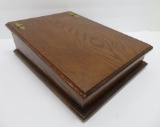 Wood slant top table top desk, 10