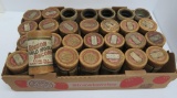 28 Edison Gold Moulded Cylinder Records with cases