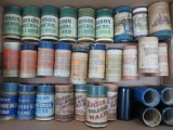 31 Assorted cylinder roll records, 26 in containers