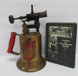 1907 American Blacksmith book with fold out and brass blow torch