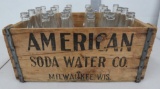 American Soda Water Co Milwaukee wood crate with 254 bottles, 19
