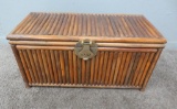 Reed chest with brass hardware, 28