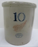 10 gallon Red Wing crock , large wing