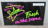 3' x 5' folding Salem Fresh metal cigarette sign