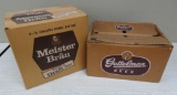Vintage Gettelman and Meister Brau Cardboard beer cases