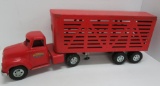 Tonka Livestock semi truck and trailer, 24