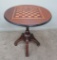 Fantastic Tilt Top Game Table with Checkerboard top