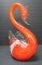 Large MCM art glass swan, 16